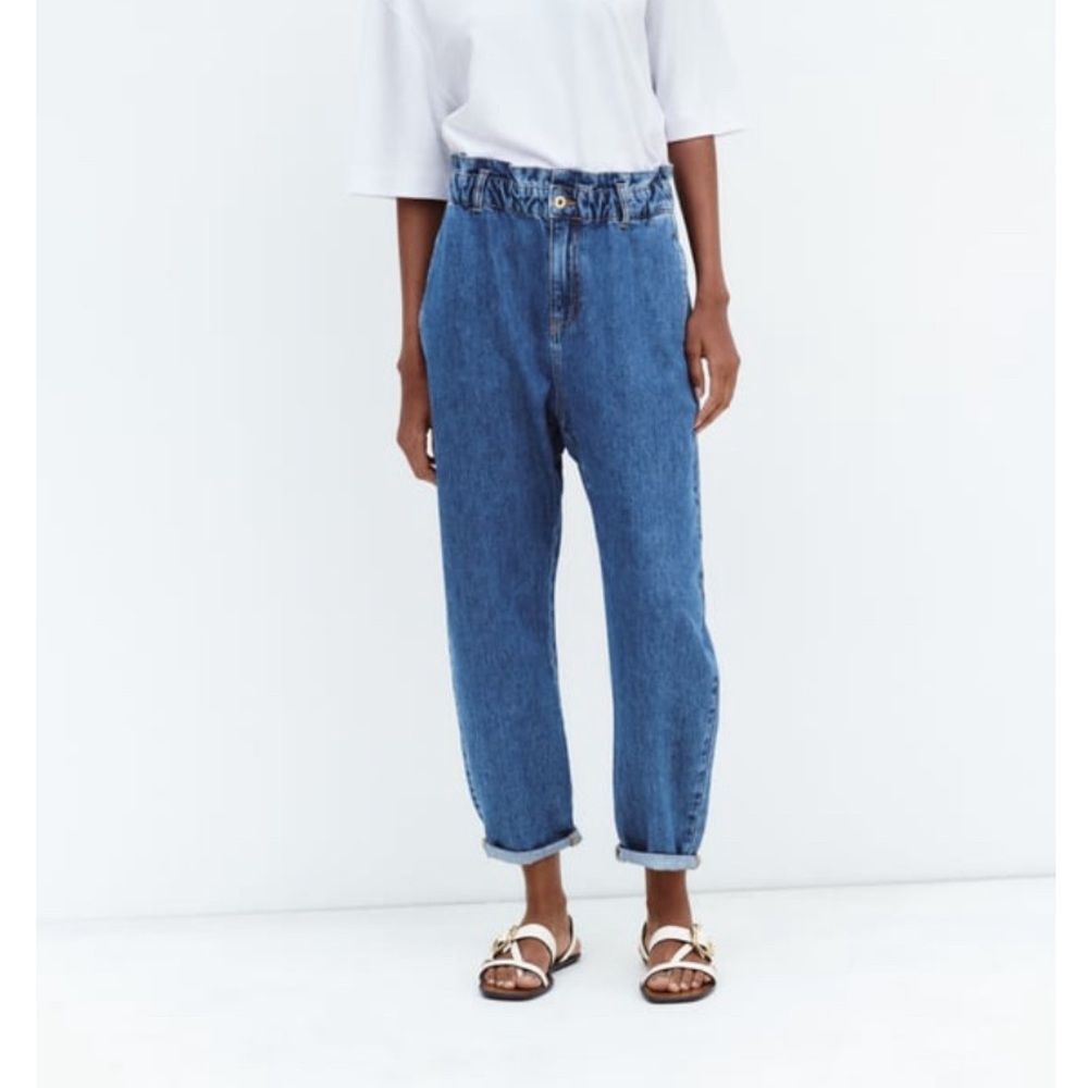 Zara High Waisted Baggy Jeans